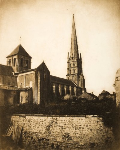 Sint Savin (Vienne) door Gustave Le Gray